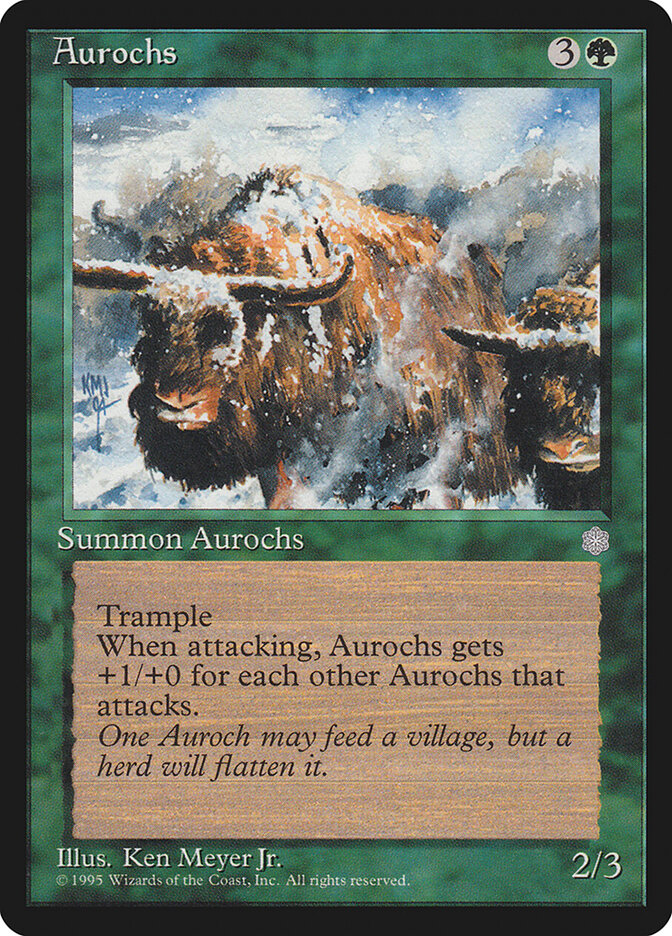 Aurochs, Ice Age · 225