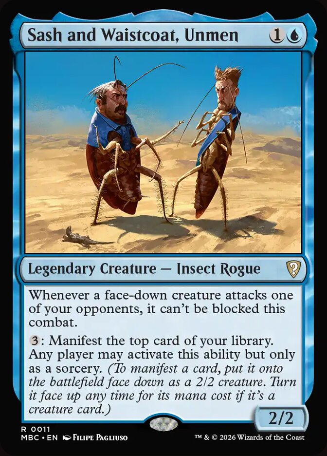Sash and Waistcoat, Unmen, Mystery Booster Commander Edition · 0011