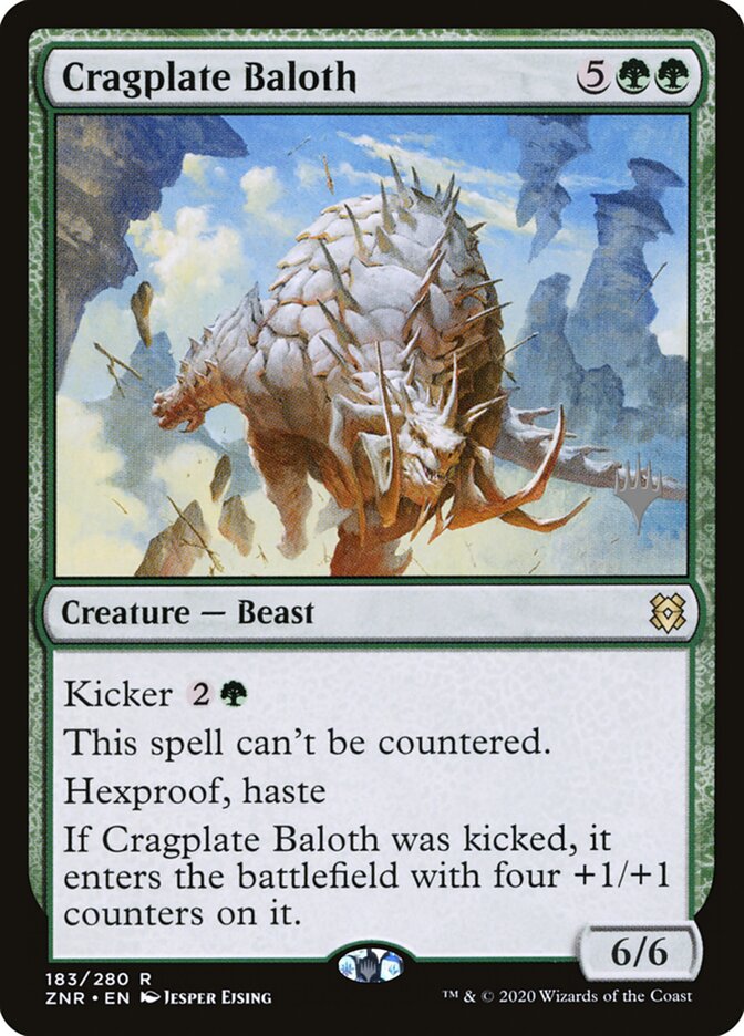 Cragplate Baloth, Zendikar Rising Promos · 183/280