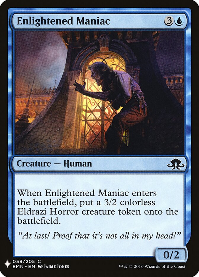 Enlightened Maniac, The List · emn-58