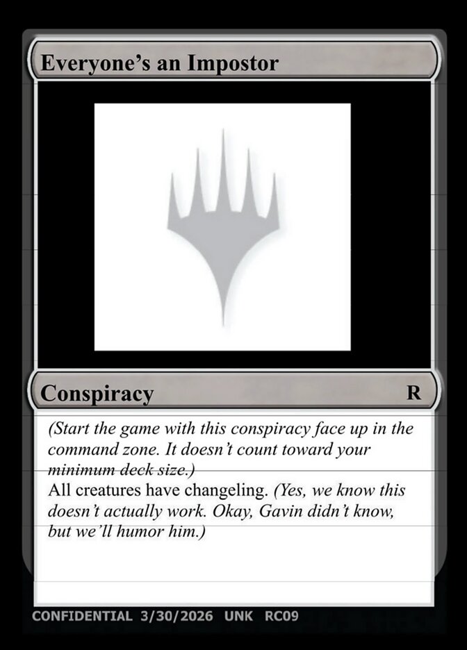 Everyone's an Impostor, Unknown Event · rc09