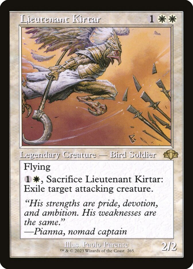 Lieutenant Kirtar, Dominaria Remastered · 265