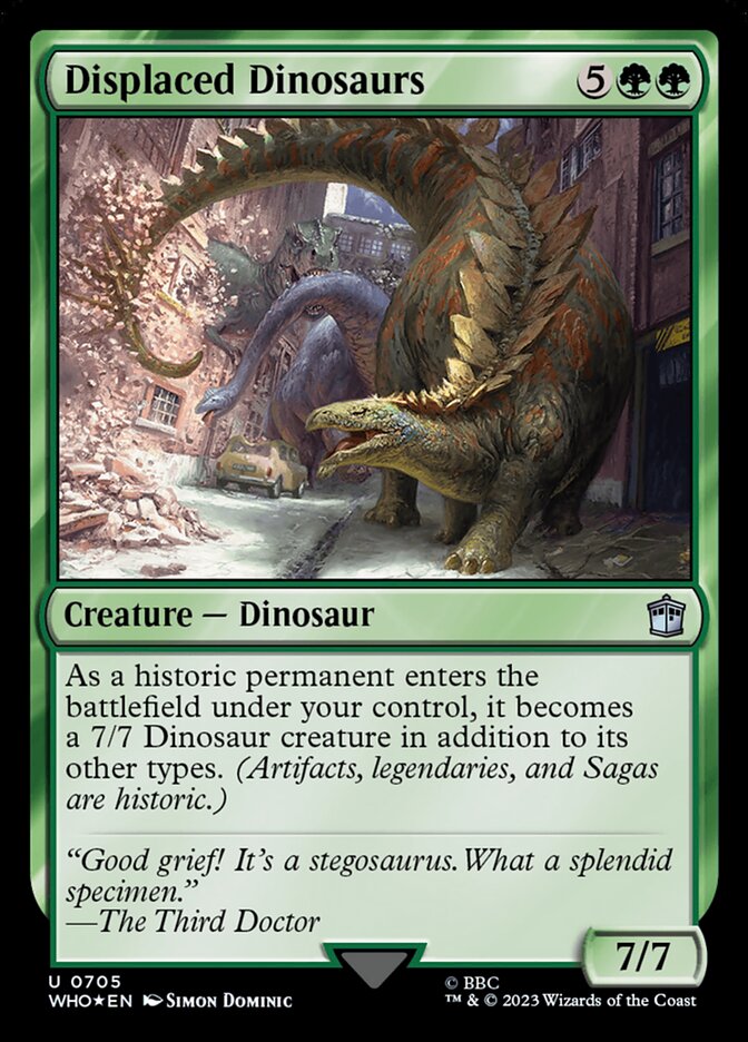 Displaced Dinosaurs, Doctor Who · 0705