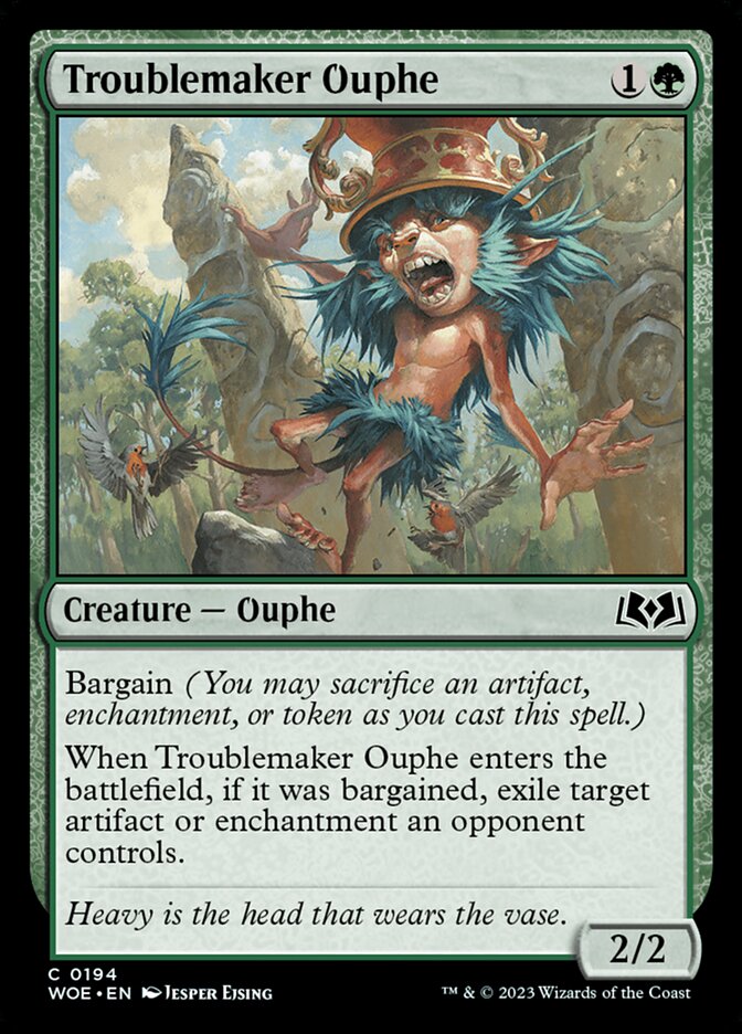 Troublemaker Ouphe, Wilds of Eldraine · 0194