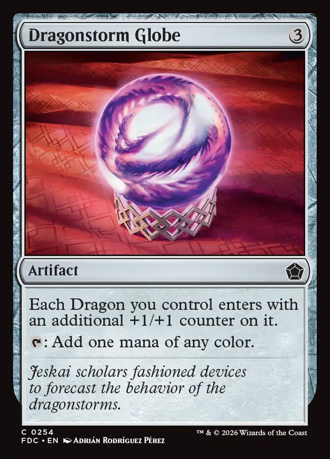 Dragonstorm Globe, Foundations Commander · 0254