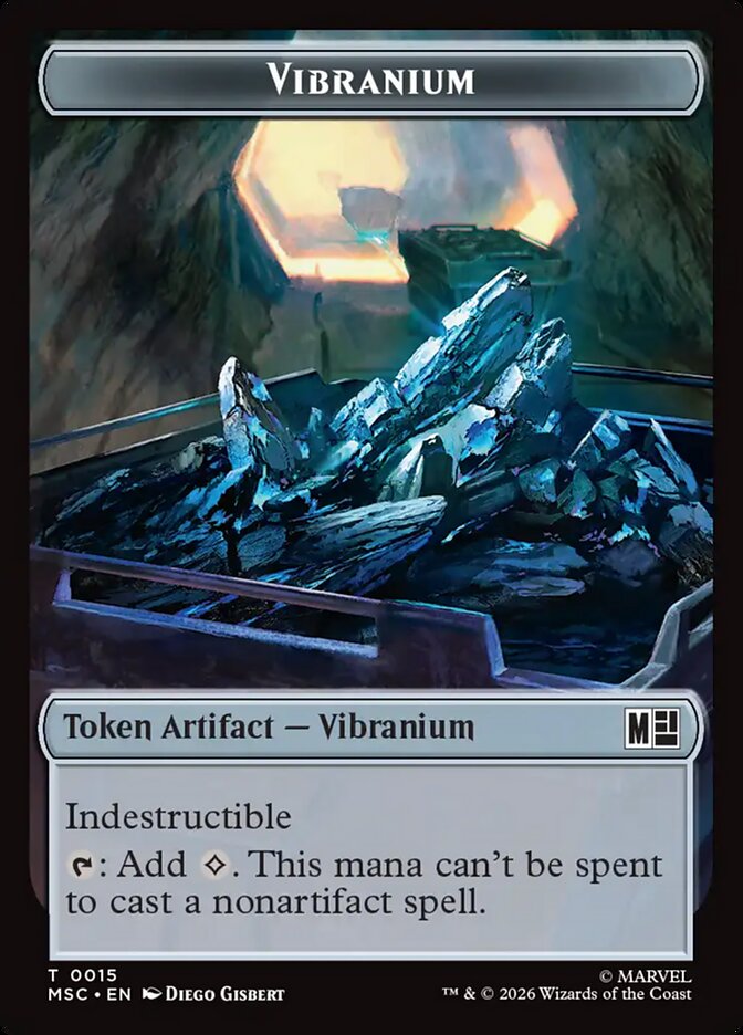 Vibranium, Marvel Super Heroes Commander Tokens · 0015