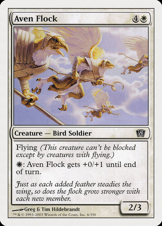 Aven Flock, Eighth Edition · 6/350
