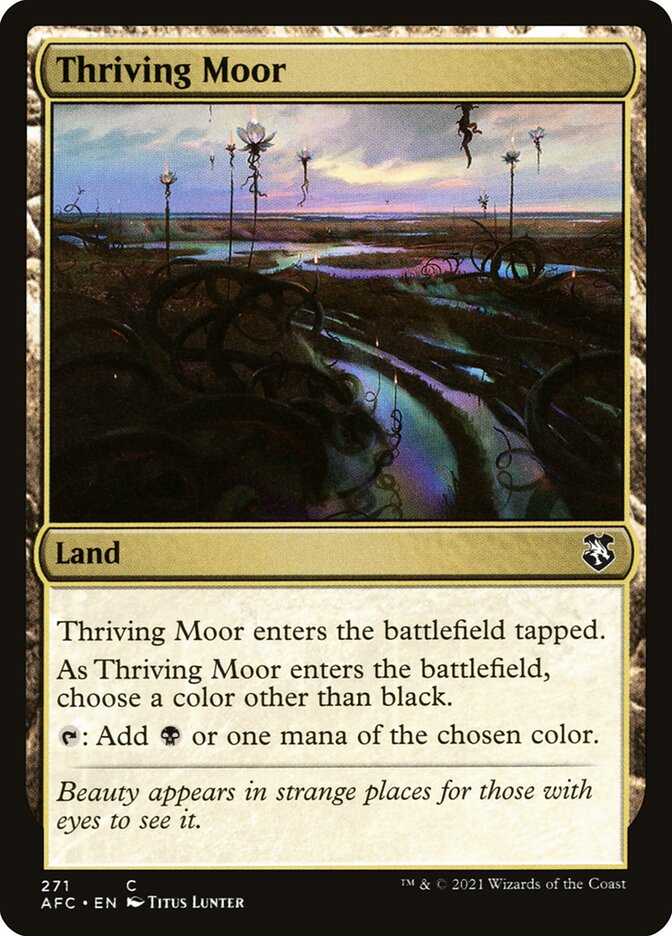 Thriving Moor, Forgotten Realms Commander · 271