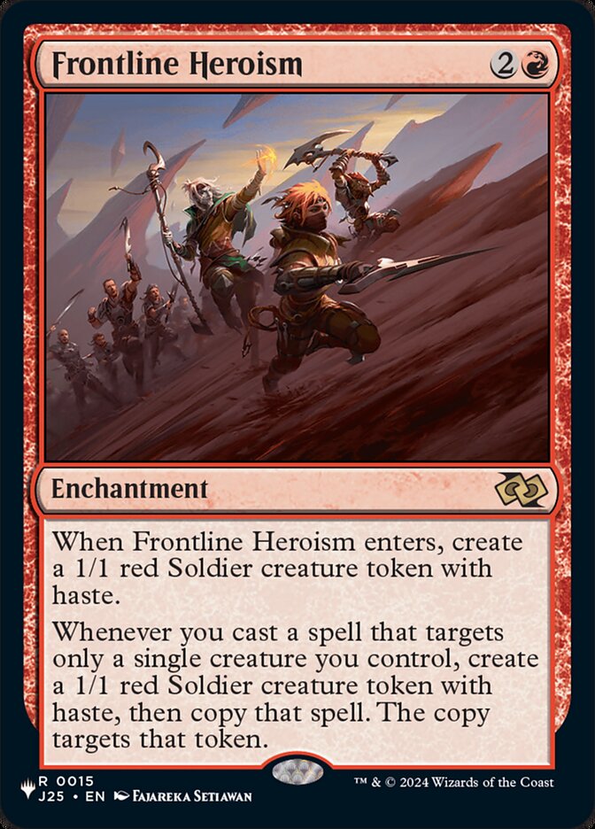 Frontline Heroism, The List · j25-15