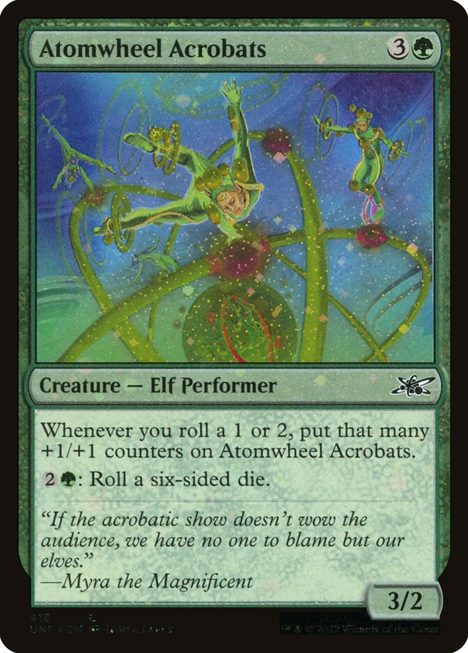 Atomwheel Acrobats, Unfinity · 416