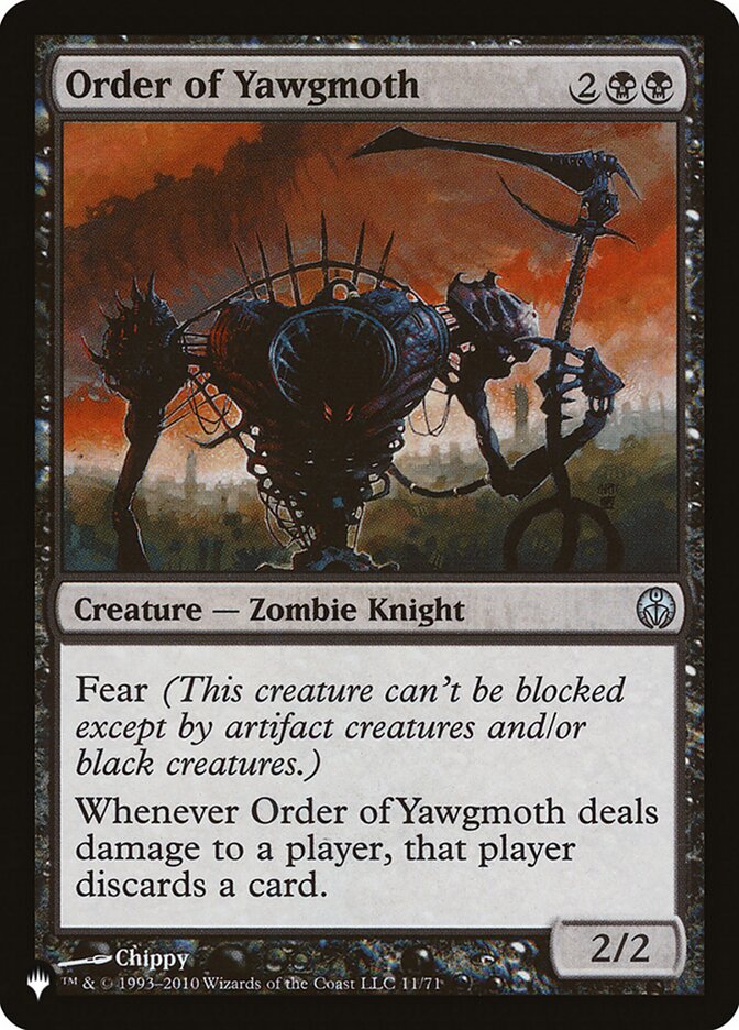 Order of Yawgmoth, The List · dde-11