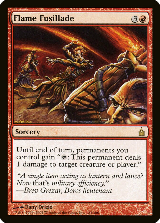 Flame Fusillade, Ravnica: City of Guilds · 123/306