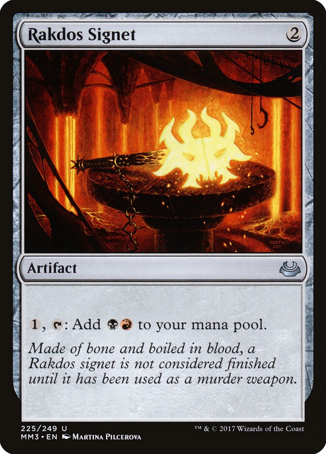 Rakdos Signet, Modern Masters 2017 · 225/249