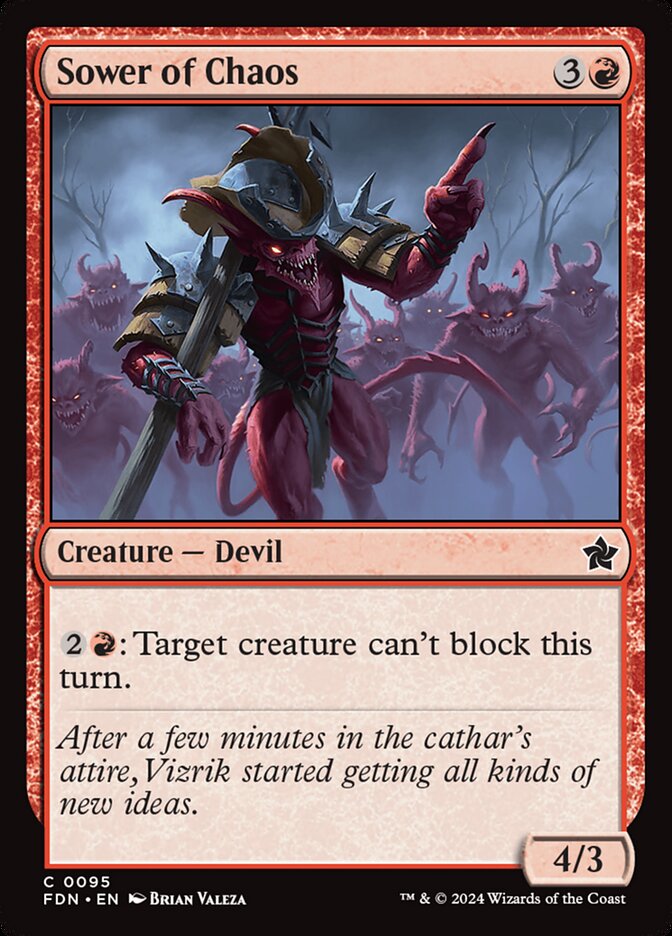 Sower of Chaos, Foundations · 0095