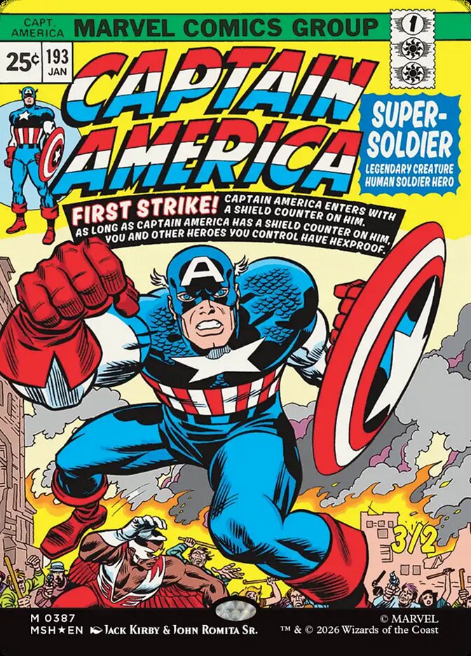 Captain America, Super-Soldier, Marvel Super Heroes · 0387