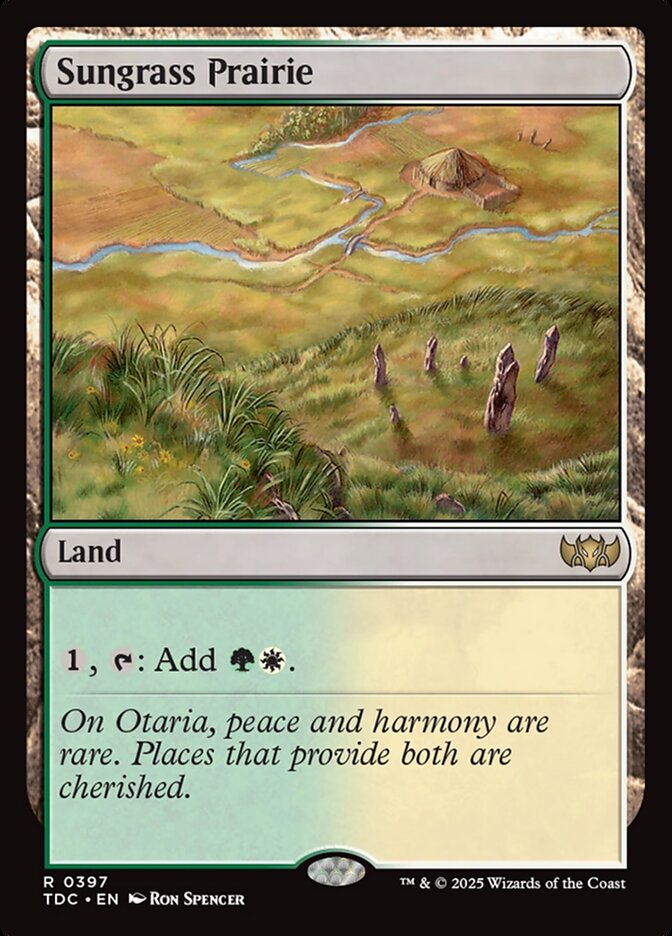 Sungrass Prairie, Tarkir: Dragonstorm Commander · 0397
