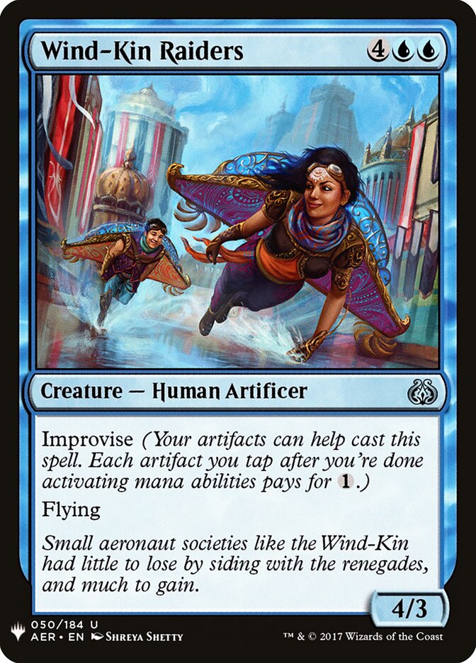 Wind-Kin Raiders, The List · aer-50