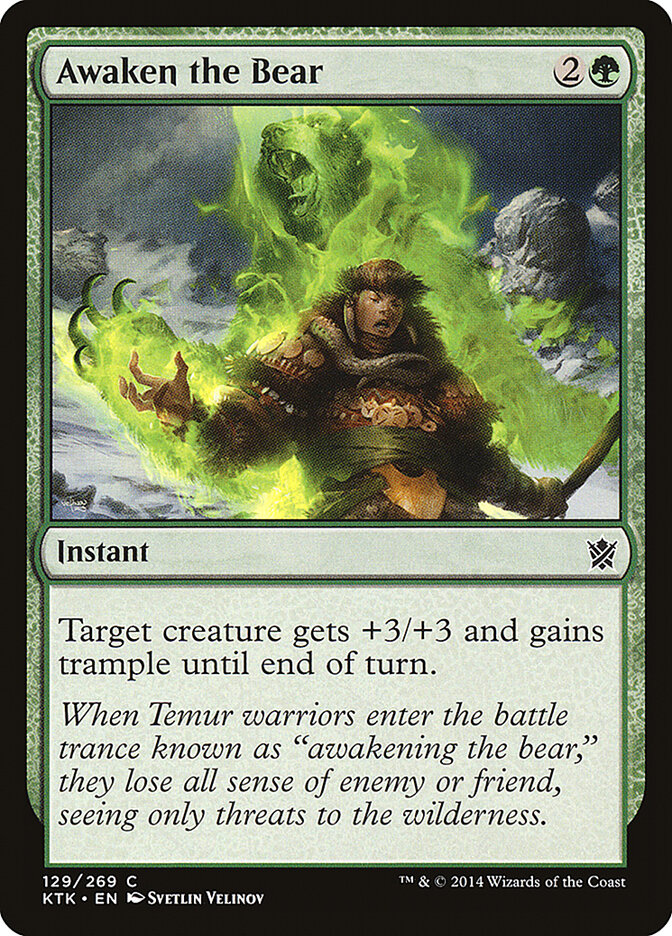 Awaken the Bear, Khans of Tarkir · 129/269