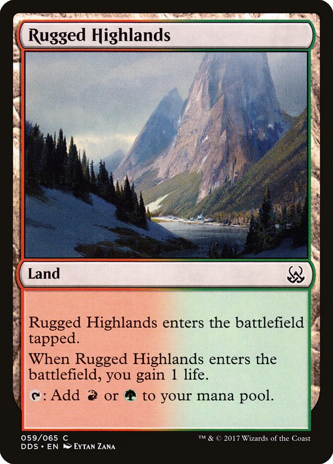 Rugged Highlands, Duel Decks: Mind vs. Might · 059/065