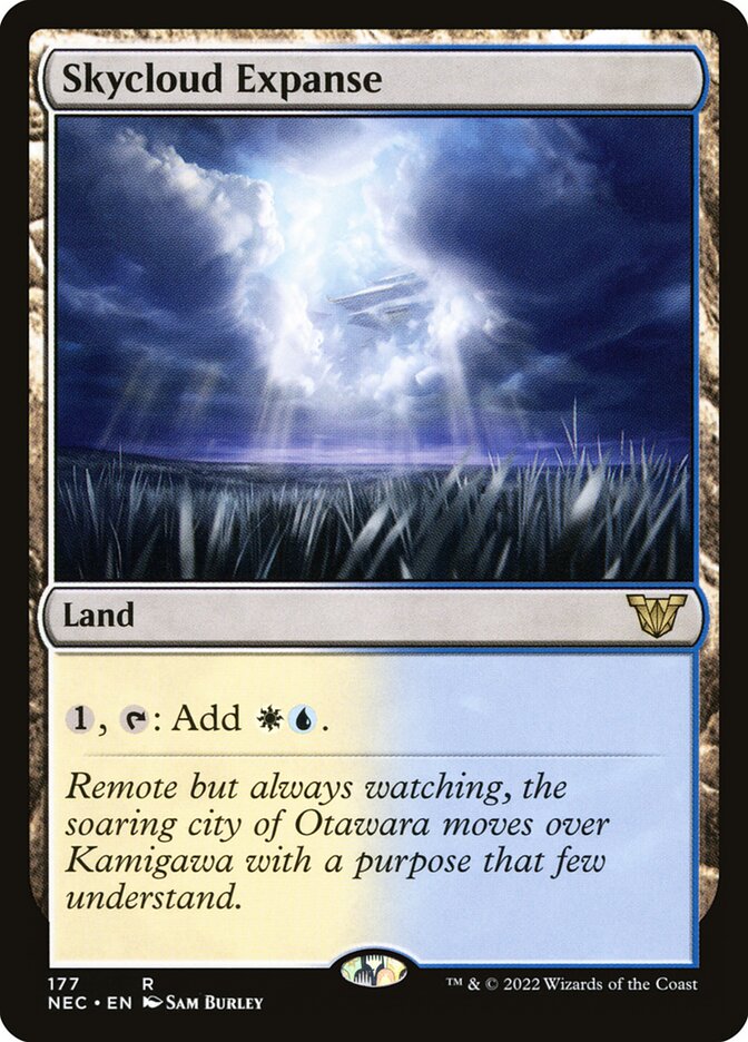 Skycloud Expanse, Neon Dynasty Commander · 177