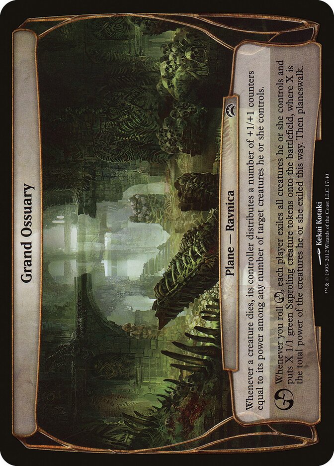 Grand Ossuary, Planechase 2012 Planes · 17/40