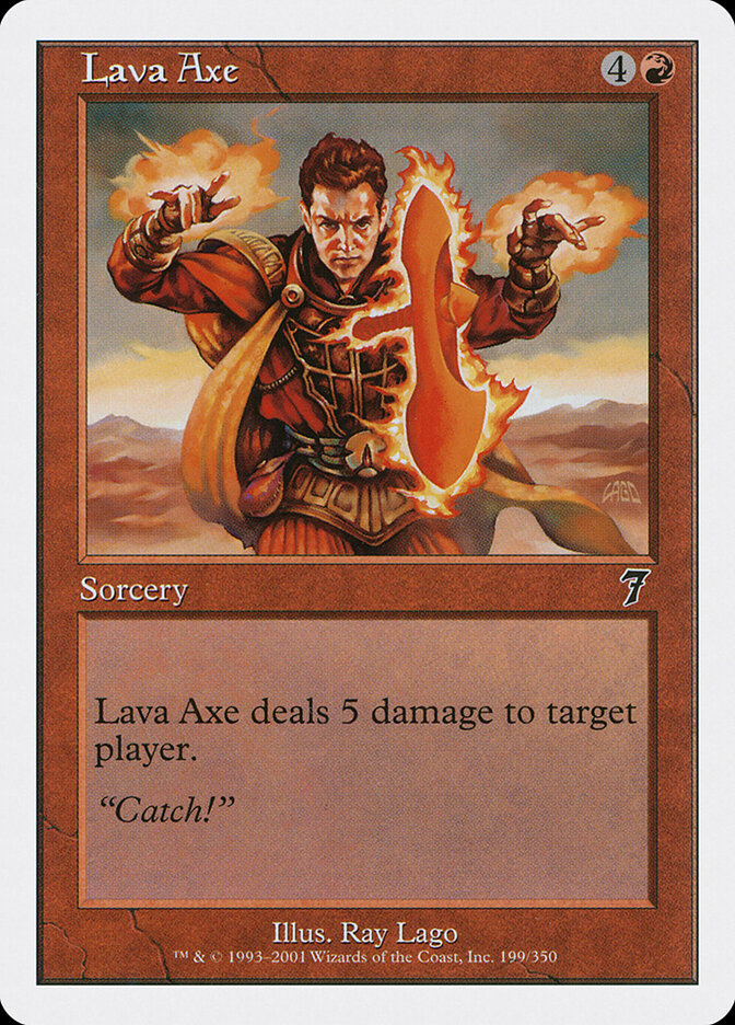 Lava Axe, Seventh Edition · 199/350