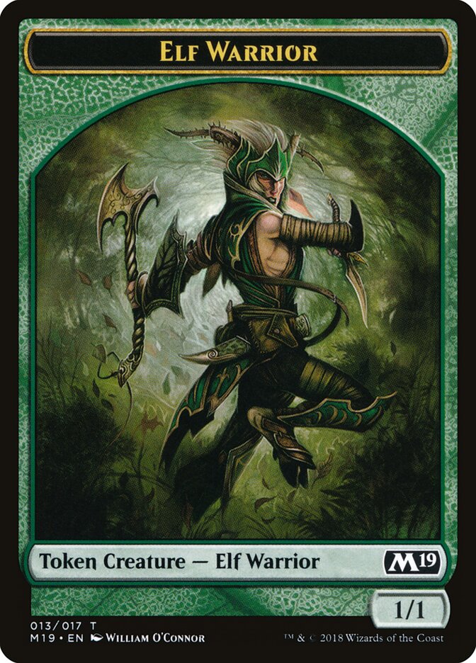 Elf Warrior, Core Set 2019 Tokens · 013