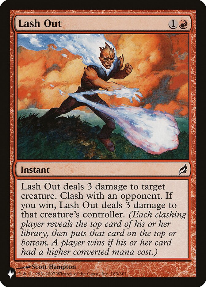 Lash Out, The List · lrw-183