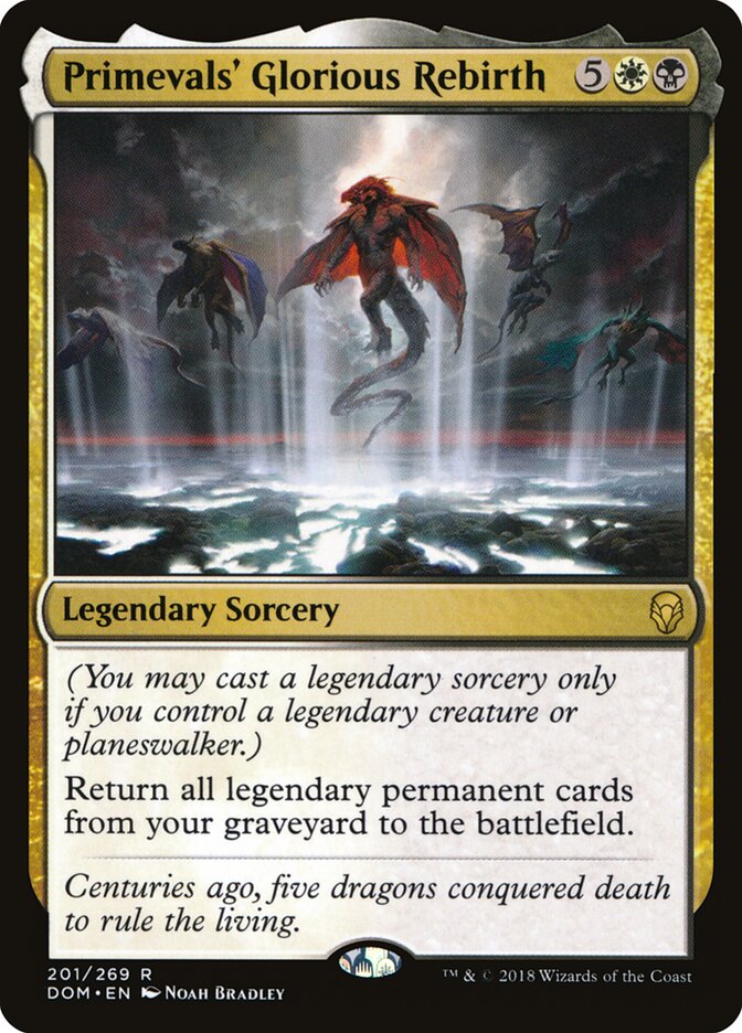 Primevals' Glorious Rebirth, Dominaria · 201/269