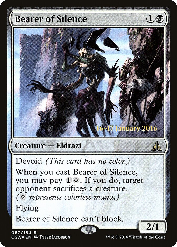 Bearer of Silence, Oath of the Gatewatch Promos · 067/184