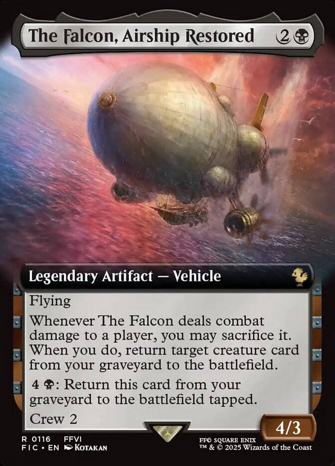 The Falcon, Airship Restored, Final Fantasy Commander · 0116