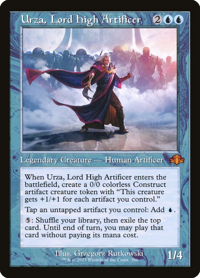 Urza, Lord High Artificer, Dominaria Remastered · 296