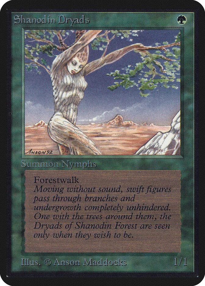Shanodin Dryads, Limited Edition Alpha · 216