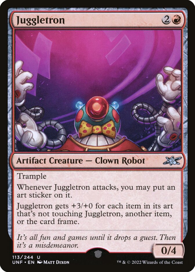 Juggletron, Unfinity · 113/244