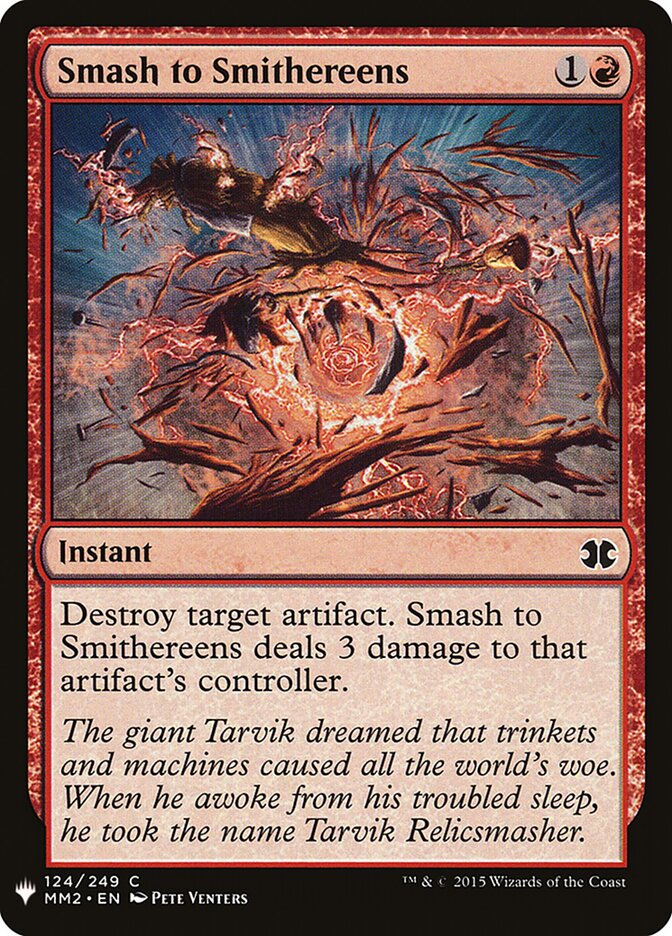 Smash to Smithereens, The List · mm2-124