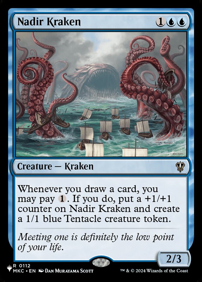 Nadir Kraken, The List · mkc-112