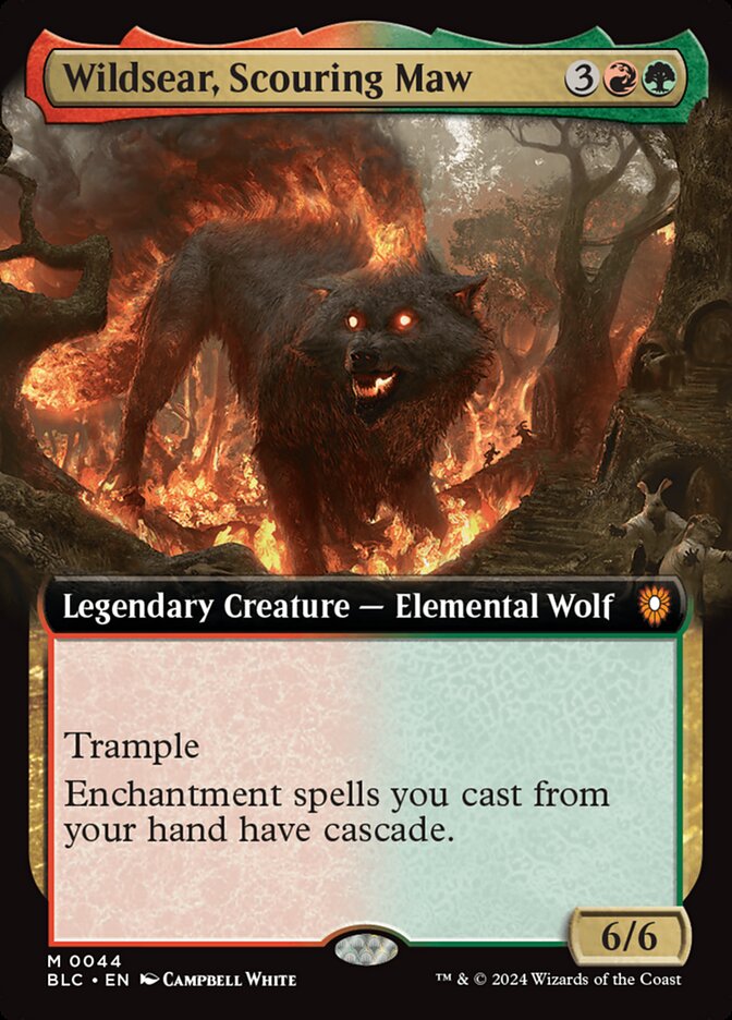 Wildsear, Scouring Maw, Bloomburrow Commander · 0044