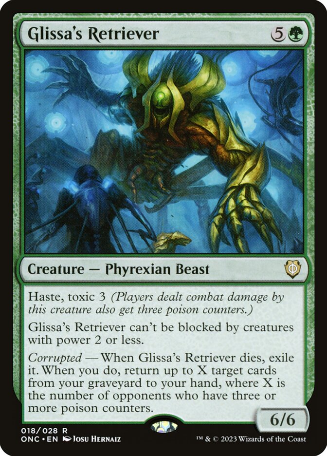 Glissa's Retriever, Phyrexia: All Will Be One Commander · 018/028