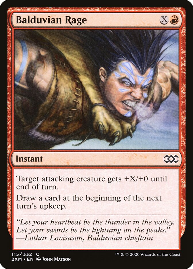 Balduvian Rage, Double Masters · 115/332