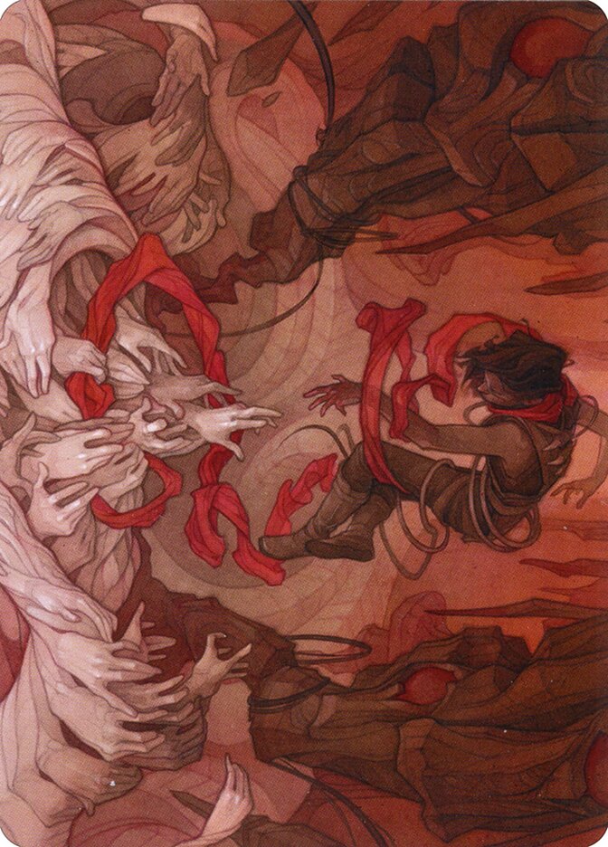 Thwart the Grave // Thwart the Grave, Zendikar Rising Art Series · 064