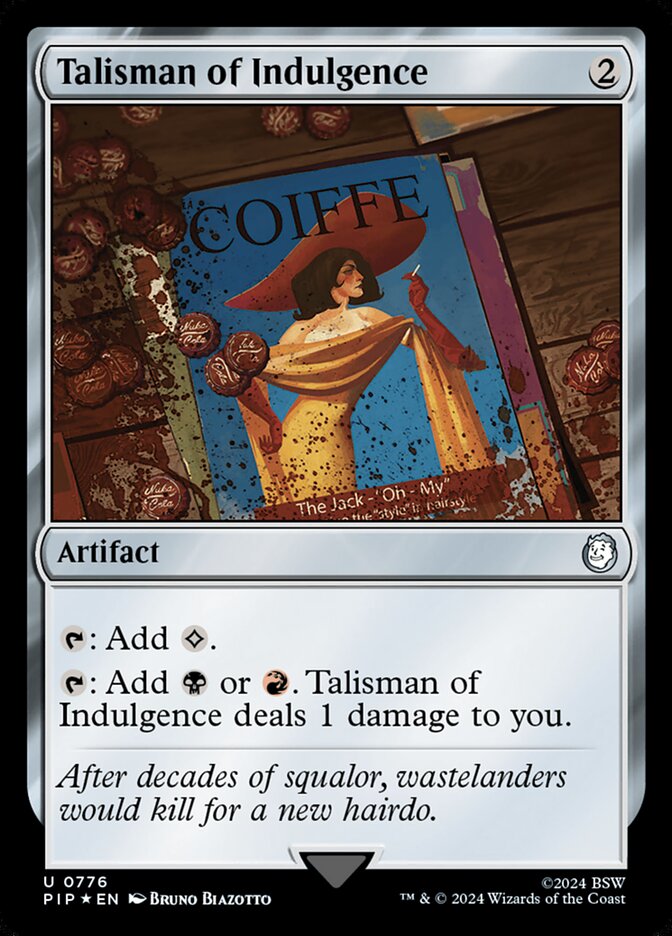 Talisman of Indulgence, Fallout · 0776