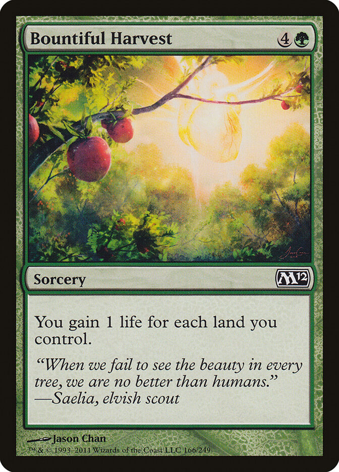 Bountiful Harvest, Magic 2012 · 166/249