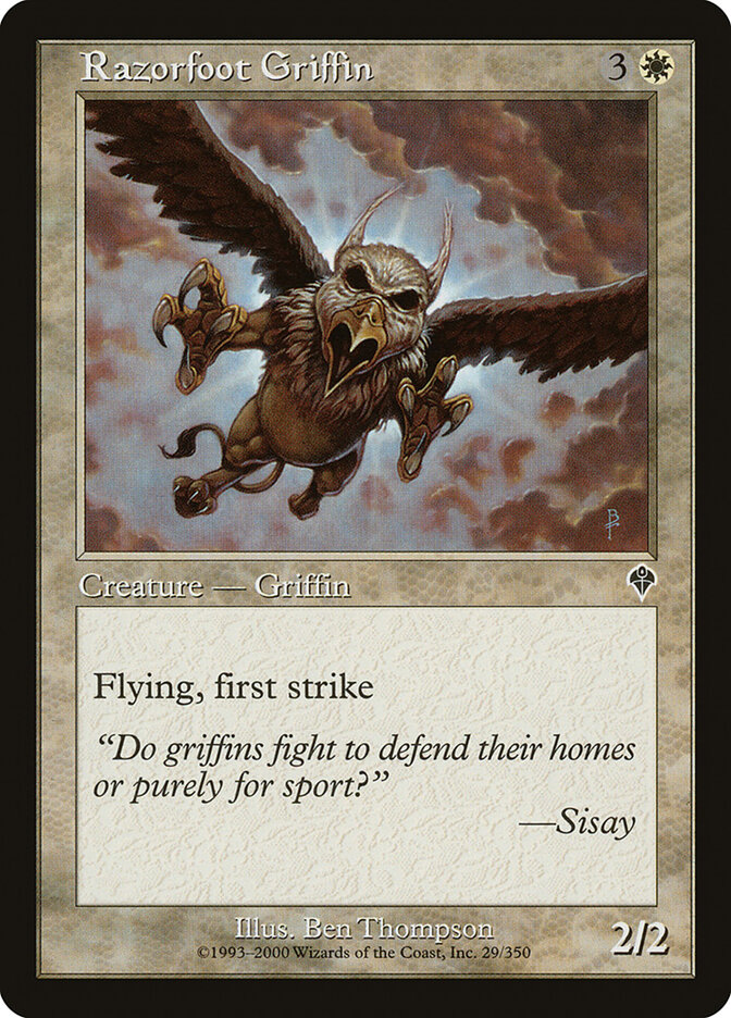 Razorfoot Griffin, Invasion · 29/350