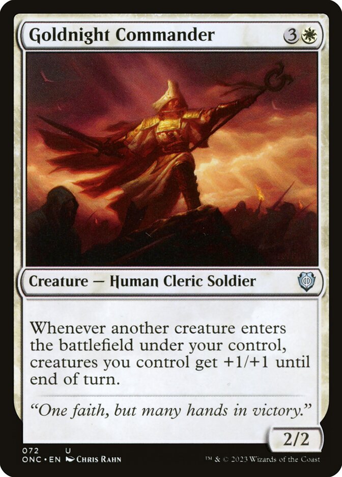 Goldnight Commander, Phyrexia: All Will Be One Commander · 072