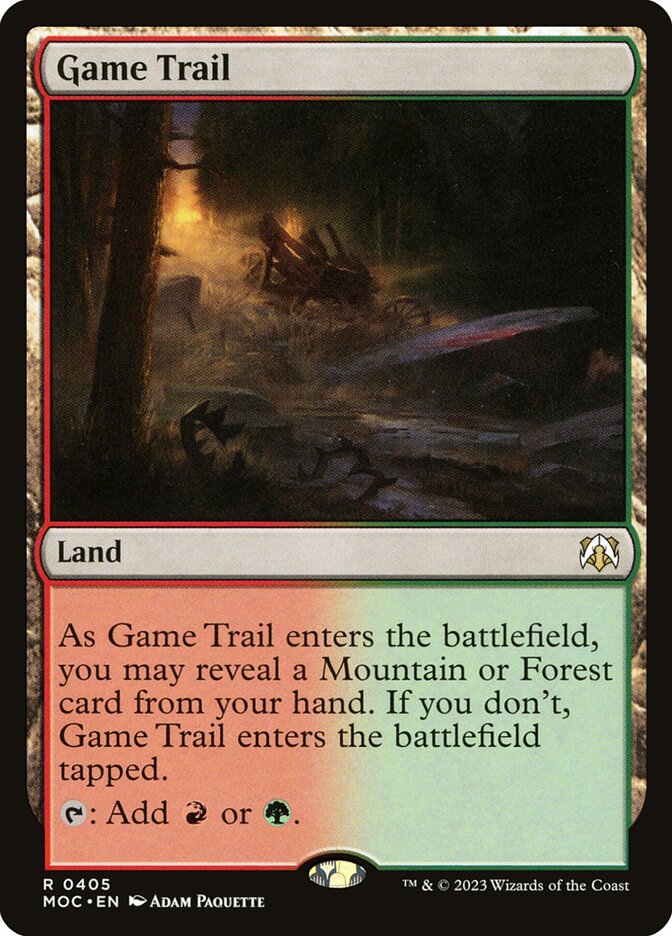 Game Trail, March of the Machine Commander · 0405