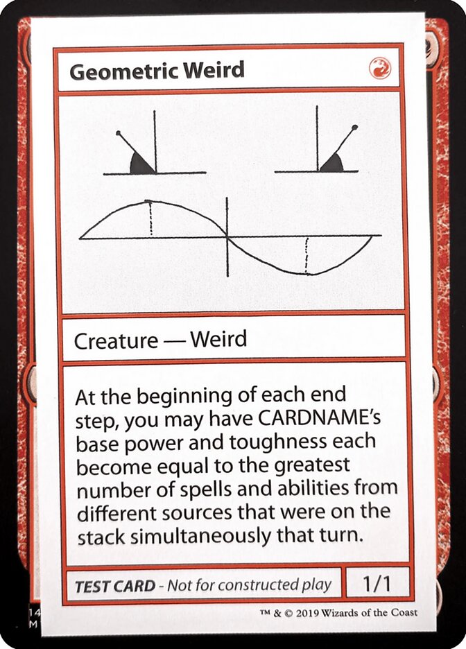 Geometric Weird, Mystery Booster Playtest Cards 2021 · 069/121