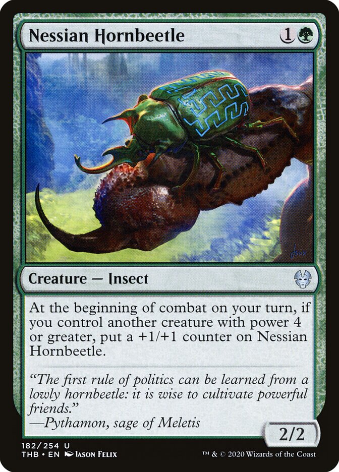 Nessian Hornbeetle, Theros Beyond Death · 182/254