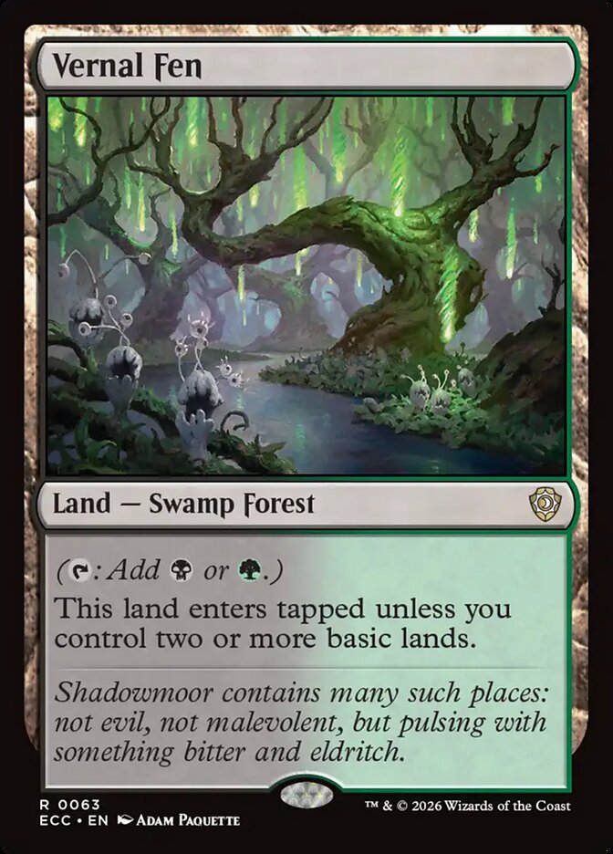 Vernal Fen, Lorwyn Eclipsed Commander · 0063