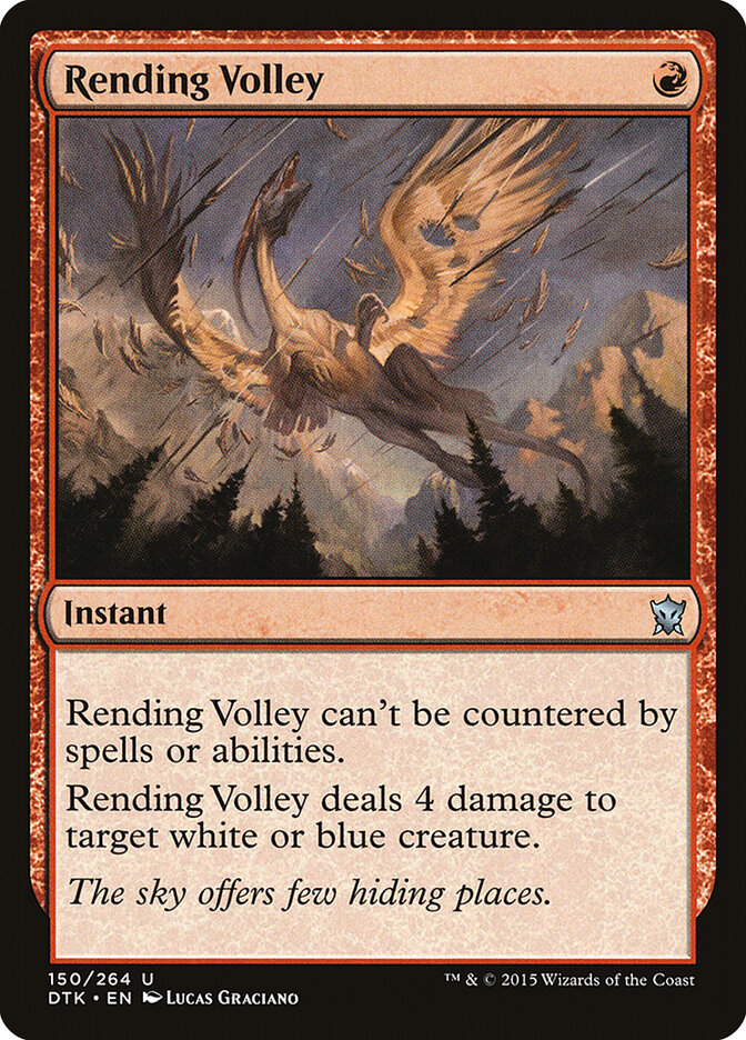 Rending Volley, Dragons of Tarkir · 150/264