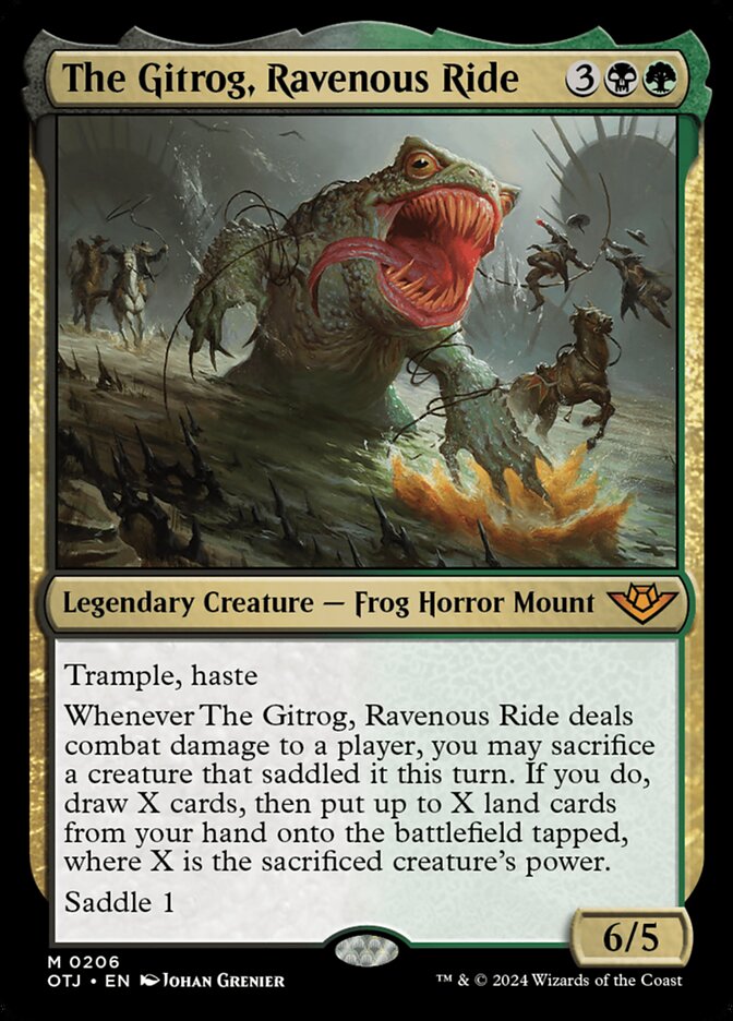The Gitrog, Ravenous Ride, Outlaws of Thunder Junction · 0206